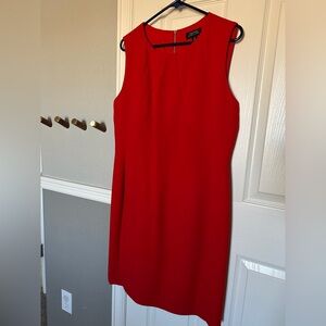 Tahari Vibrant Red Mini Dress